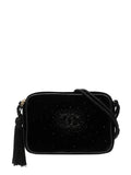 Pre-OwnedCHANEL Pre-Owned1990s CC rhinestone-embellished crossbody bag