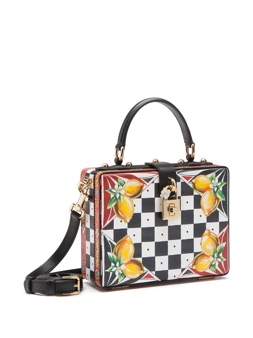 Dolce & GabbanaDolce Box Carretto-print top-handle bag