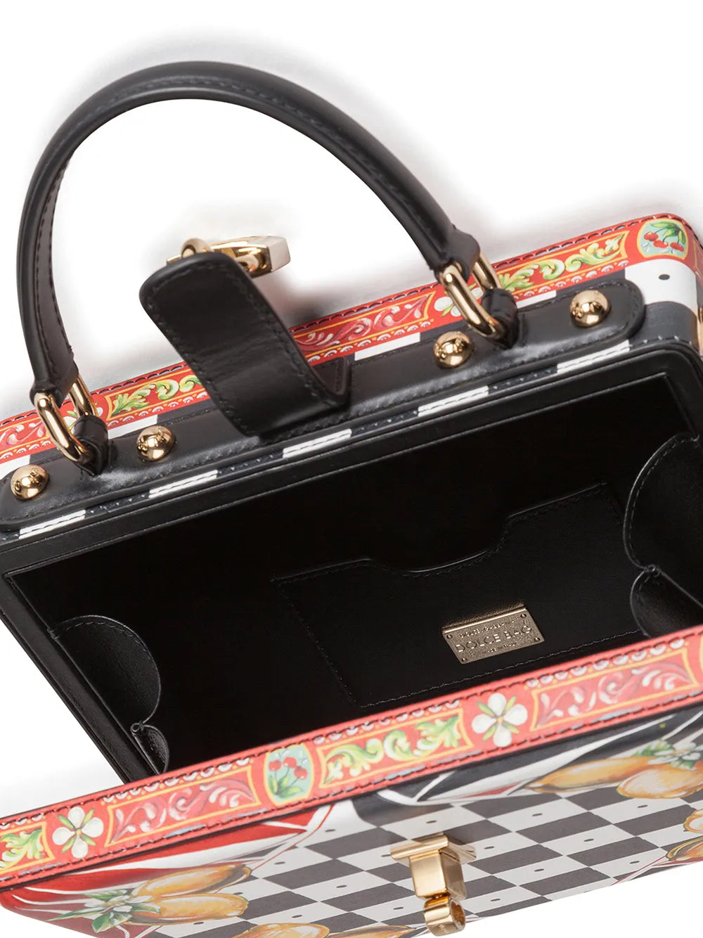 Dolce & GabbanaDolce Box Carretto-print top-handle bag