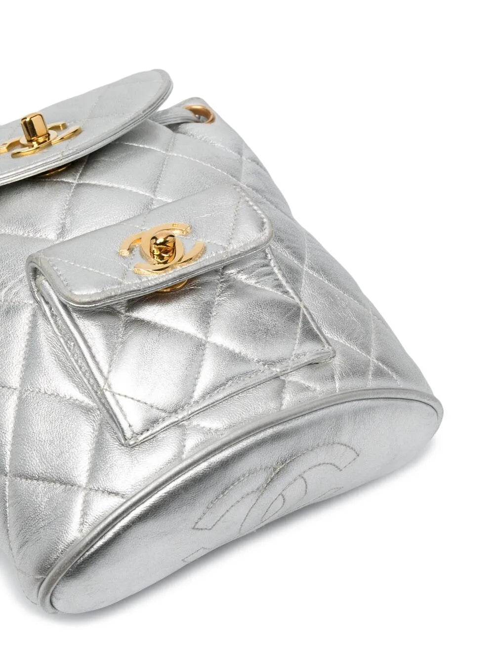 Pre-OwnedCHANEL Pre-Owned1991-1994 CC Turn-lock backpack