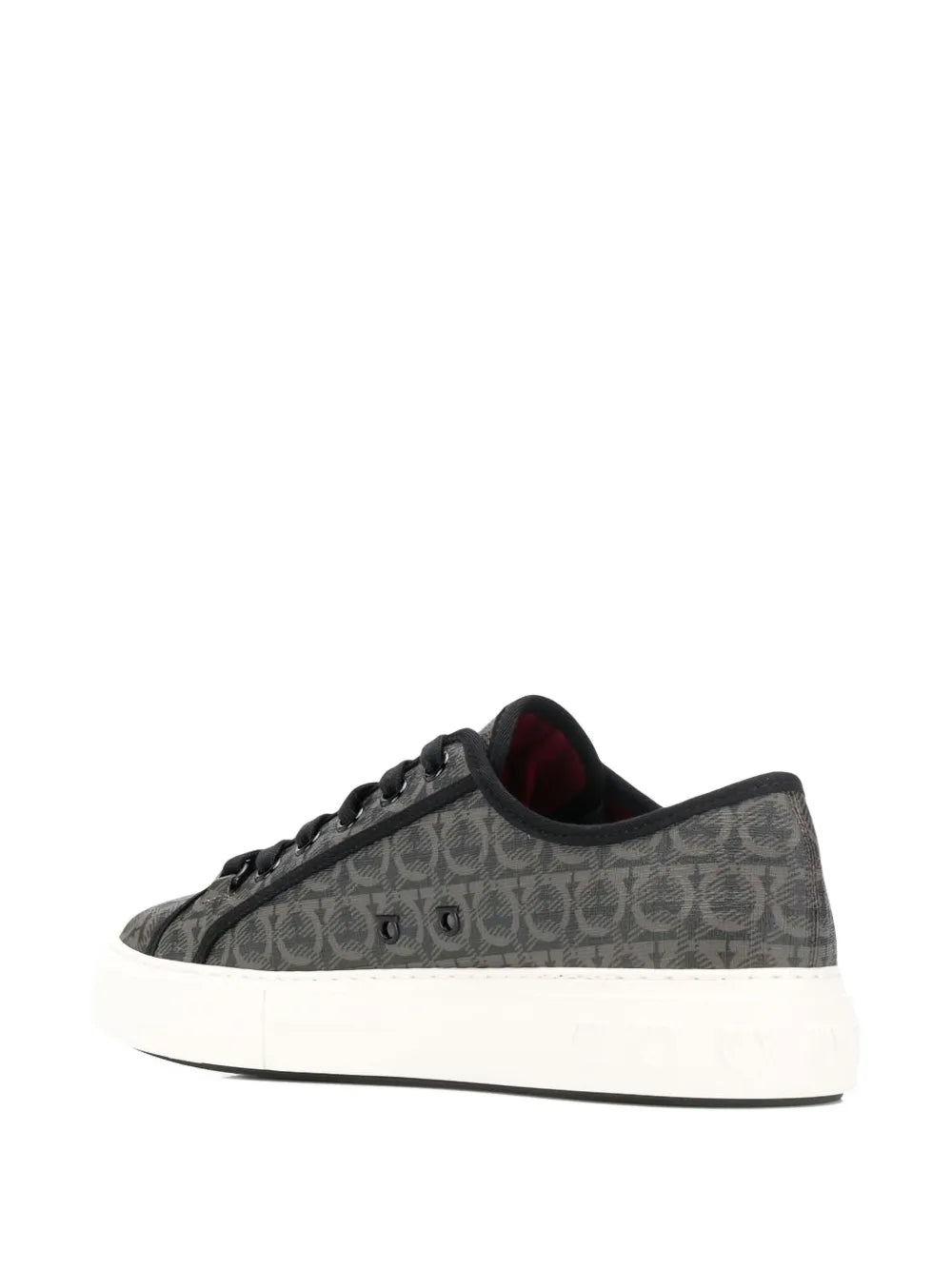 Ferragamo Anson Gancini Print Sneakers