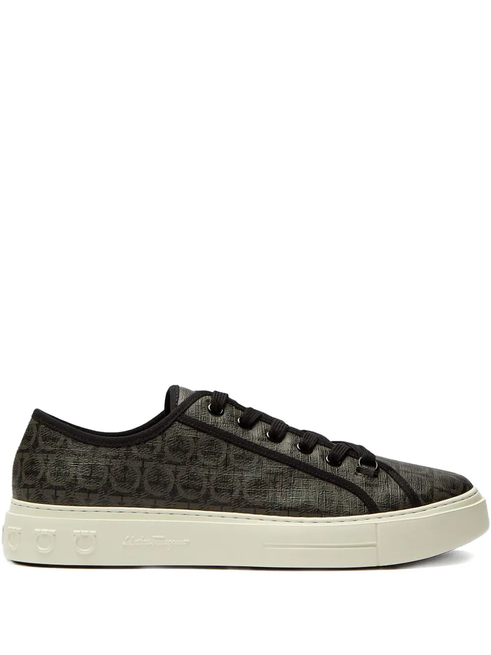 Ferragamo Anson Gancini Print Sneakers