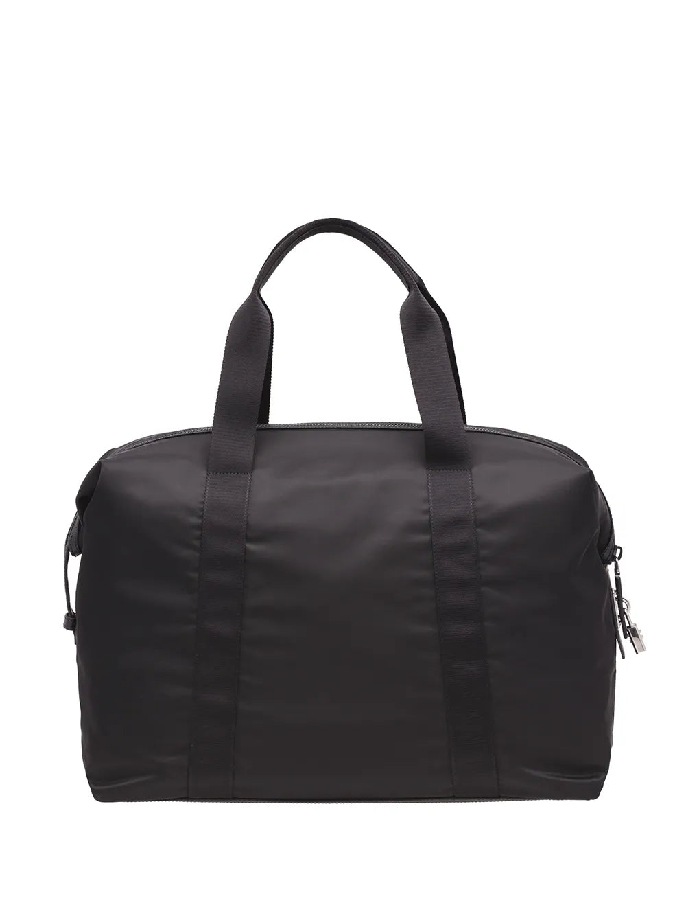 PradaRe-Nylon triangle logo holdall bag