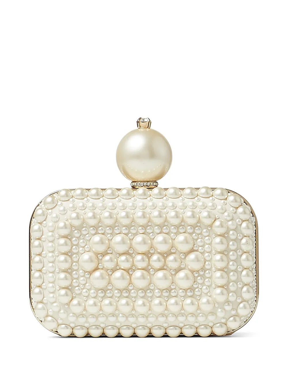 Jimmy ChooMicro Cloud pearl-embellished clutch bag