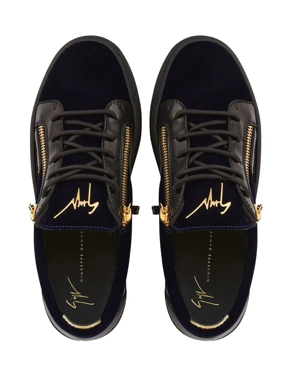 Giuseppe Zanotti Frankie Double-Zip Low-Top Sneakers