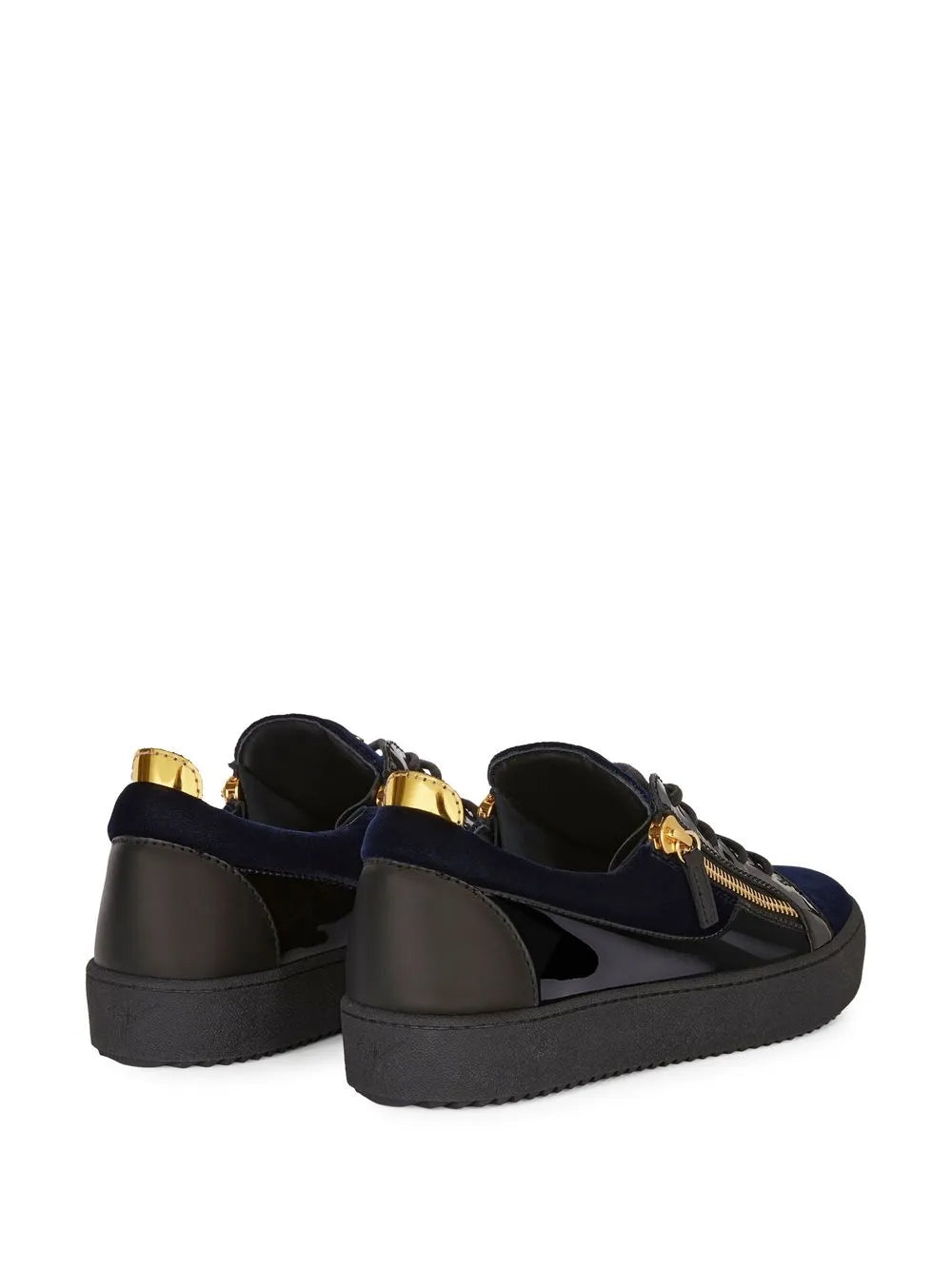 Giuseppe Zanotti Frankie Double-Zip Low-Top Sneakers