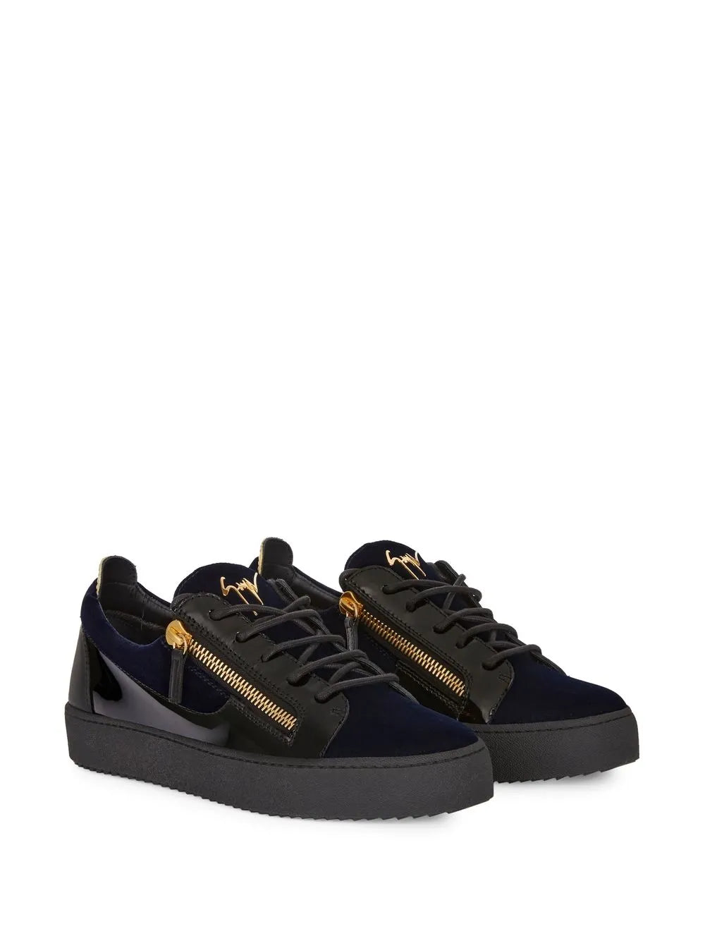 Giuseppe Zanotti Frankie Double-Zip Low-Top Sneakers