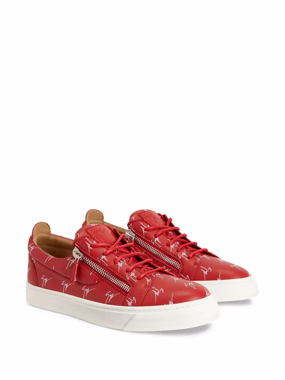 Giuseppe Zanotti Frankie Signature Double-Zip Low-Top Sneakers