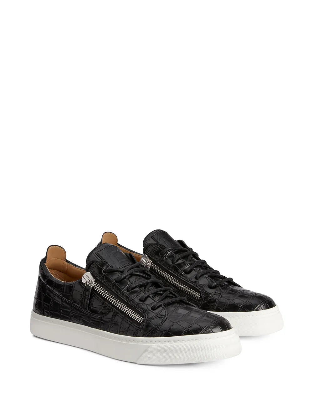 Giuseppe Zanotti Frankie Crocodile-Effect Sneakers