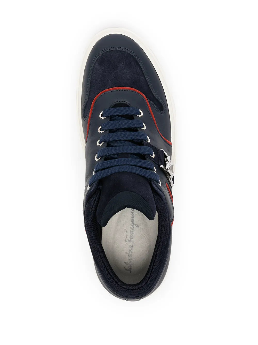 Ferragamo Borg Logo Low-Top Sneakers