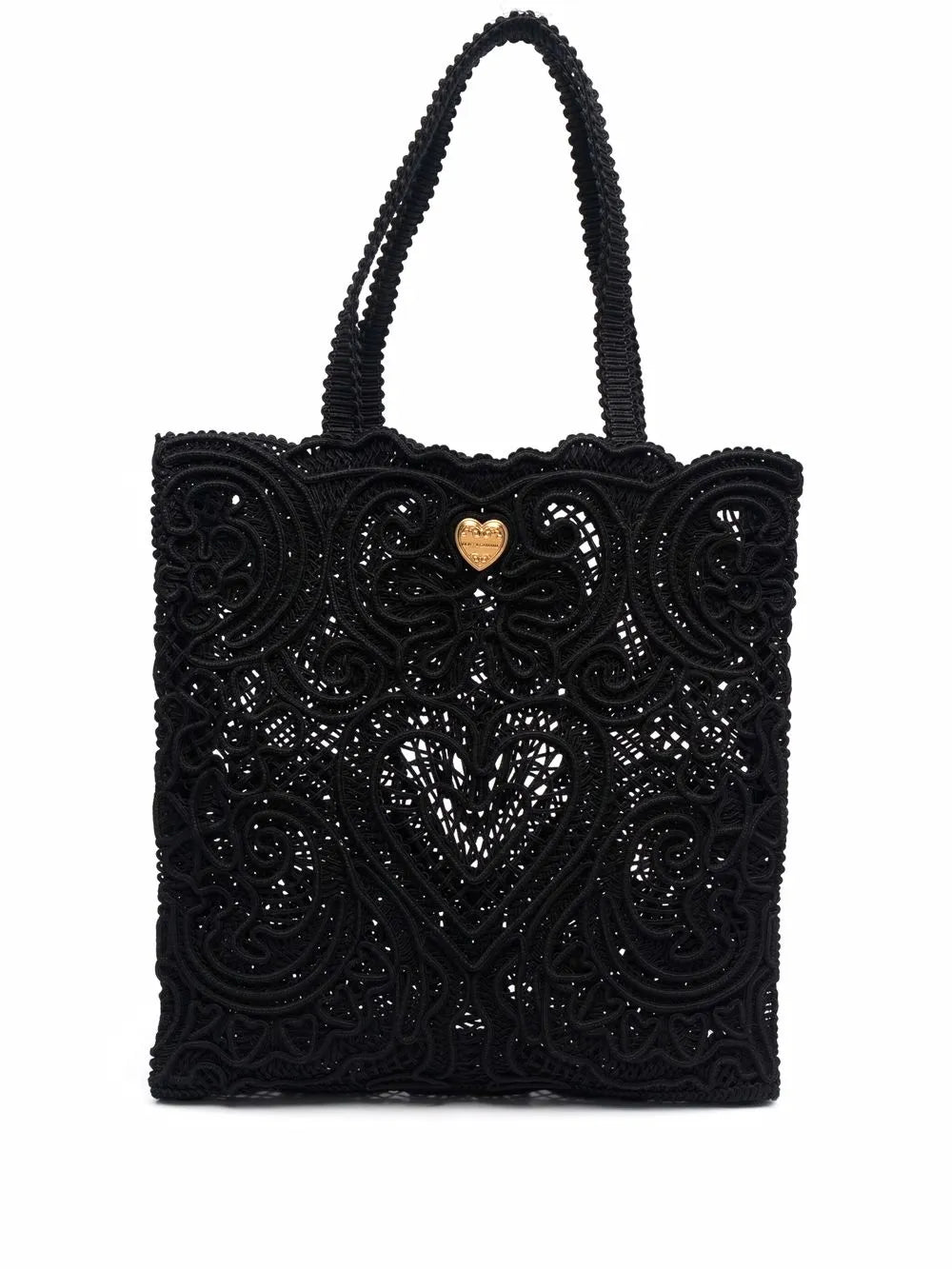 Dolce & Gabbanamedium Beatrice cordonetto lace shopper bag