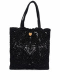 Dolce & Gabbanamedium Beatrice cordonetto lace shopper bag