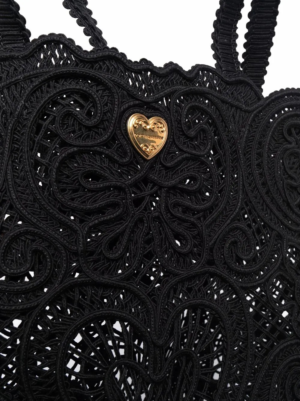 Dolce & Gabbanamedium Beatrice cordonetto lace shopper bag