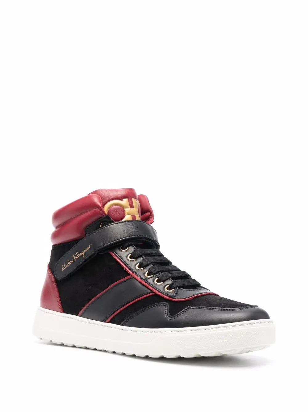 Ferragamo Gancini High-Top Sneakers