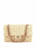 Pre-OwnedCHANEL Pre-Owned2006 tweed CC logo shoulder bag
