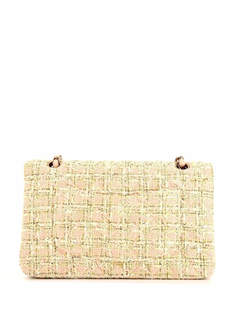 Pre-OwnedCHANEL Pre-Owned2006 tweed CC logo shoulder bag