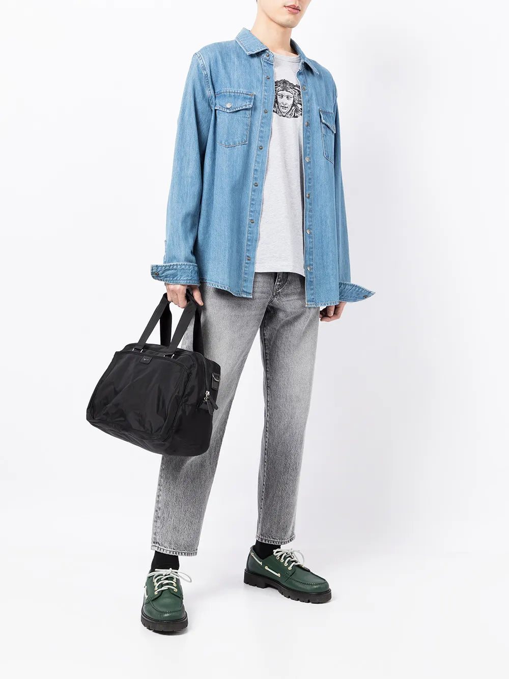 agn? b. logo tag small holdall