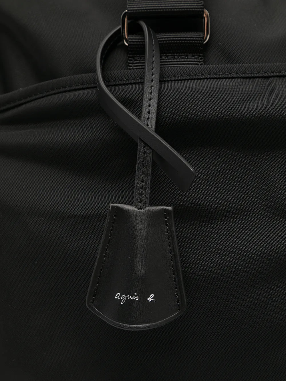 agn? b. logo-patch duffle bag