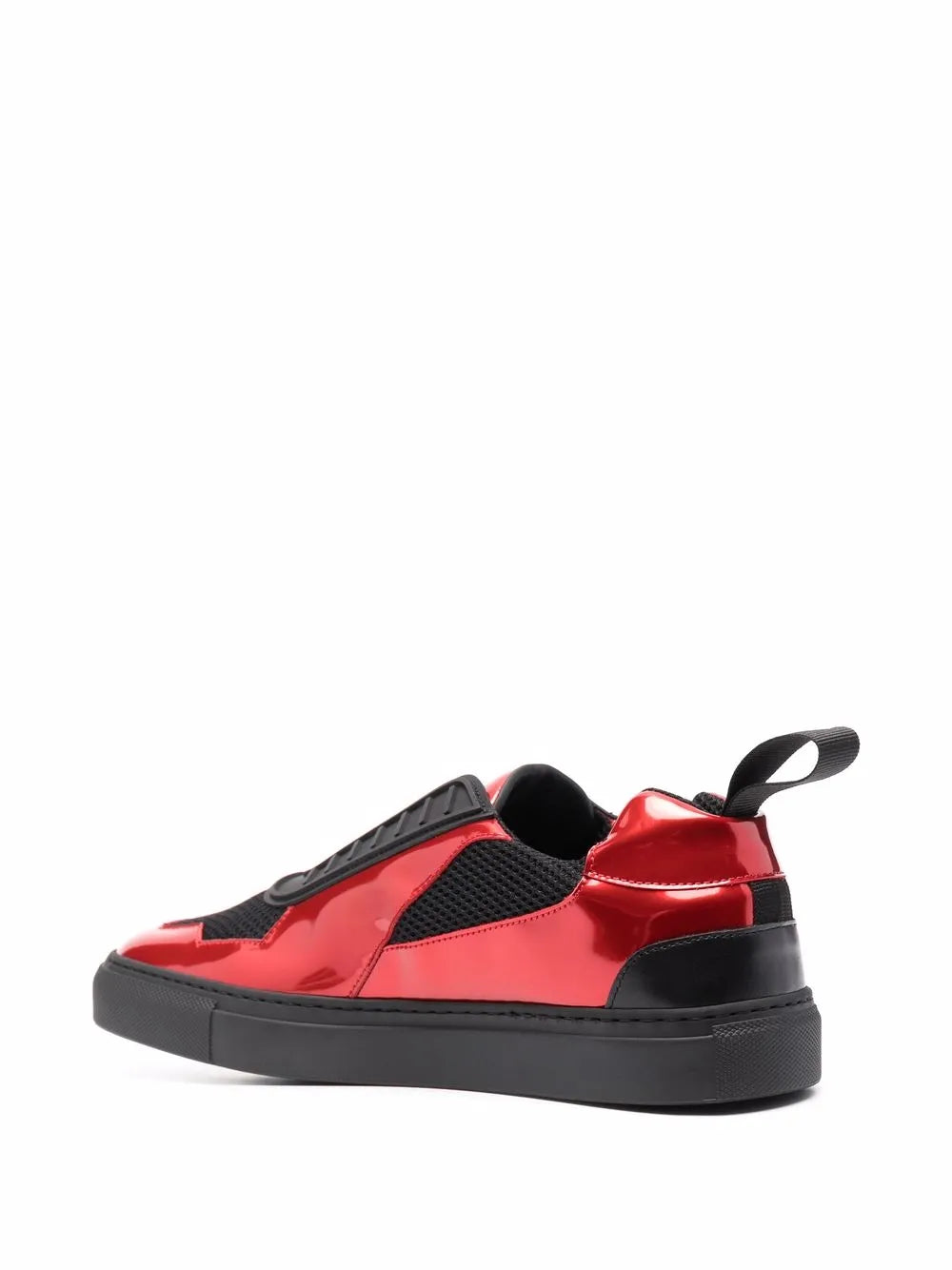 Ferrari Layered Laminated-Effect Sneakers