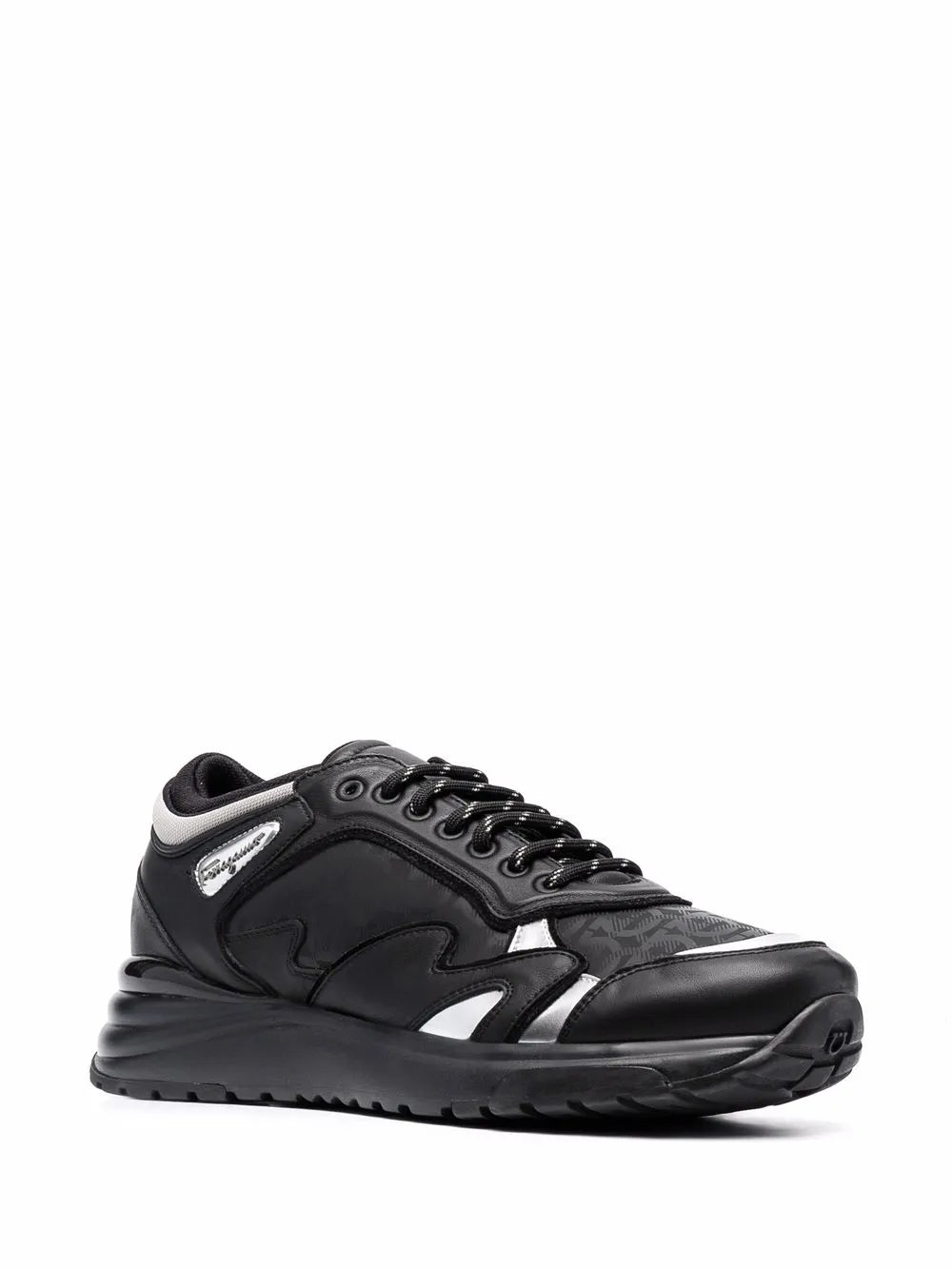 Ferragamo Gancini Rainbow Low-Top Sneakers