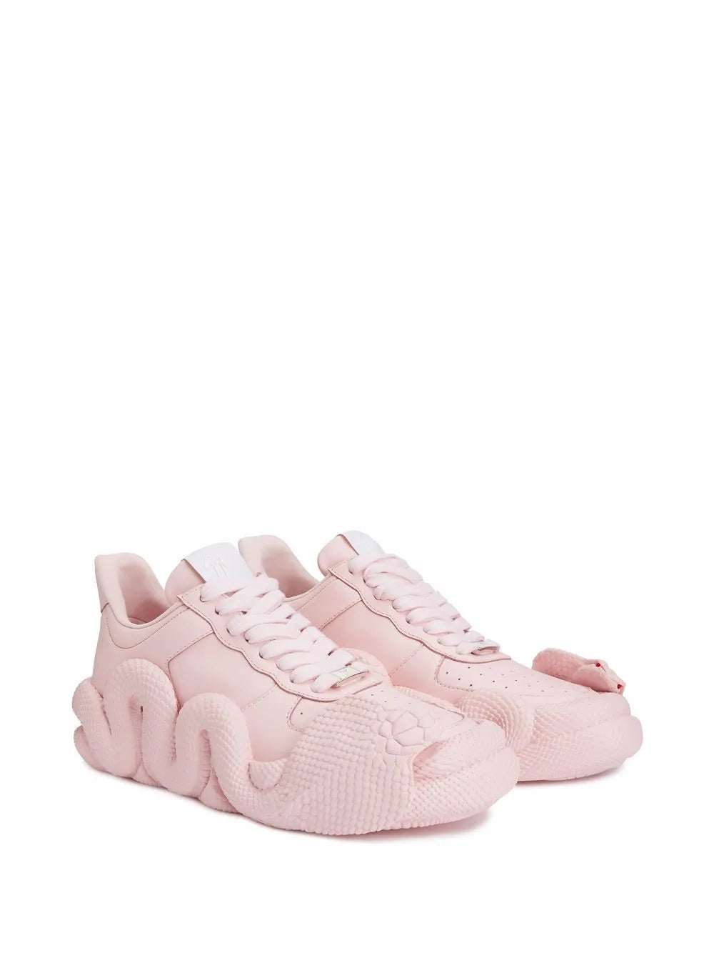 Giuseppe Zanotti Cobras Snake-Trimmed Low-Top Sneakers