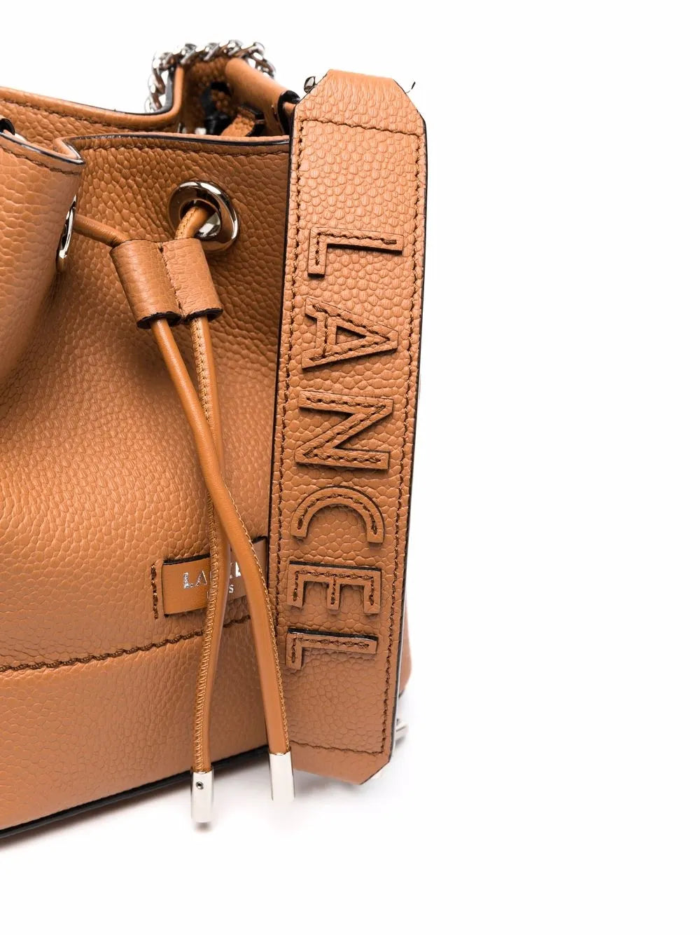 Lanceldrawstring leather bag