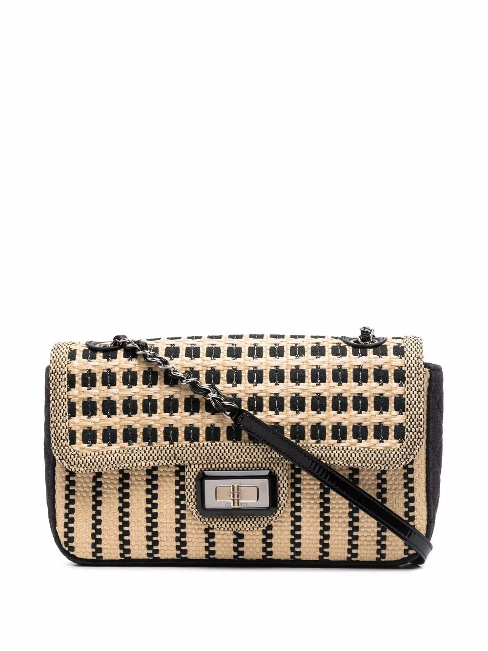 Pre-OwnedCHANEL Pre-Owned2011 raffia shoulder bag