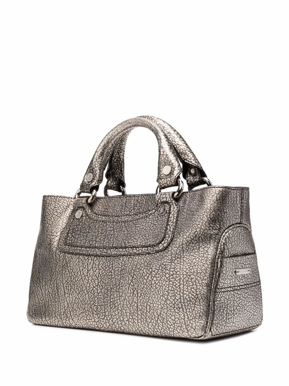 Pre-OwnedCeline Pre-Owned2010 pre-owned embossed finish tote bag