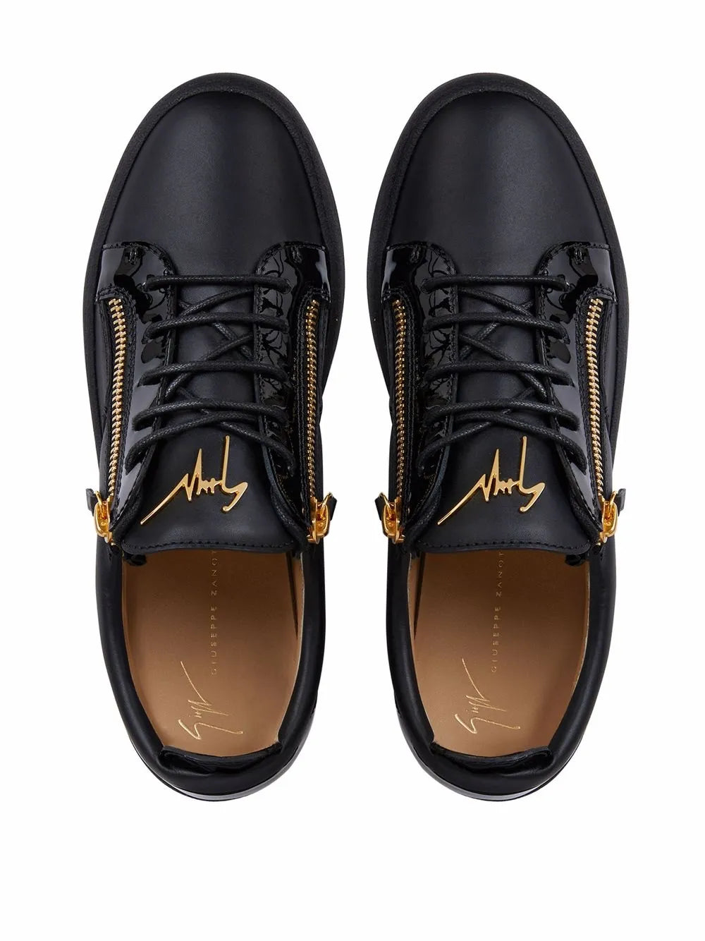 Giuseppe Zanotti Frankie Double-Zip Low-Top Sneakers