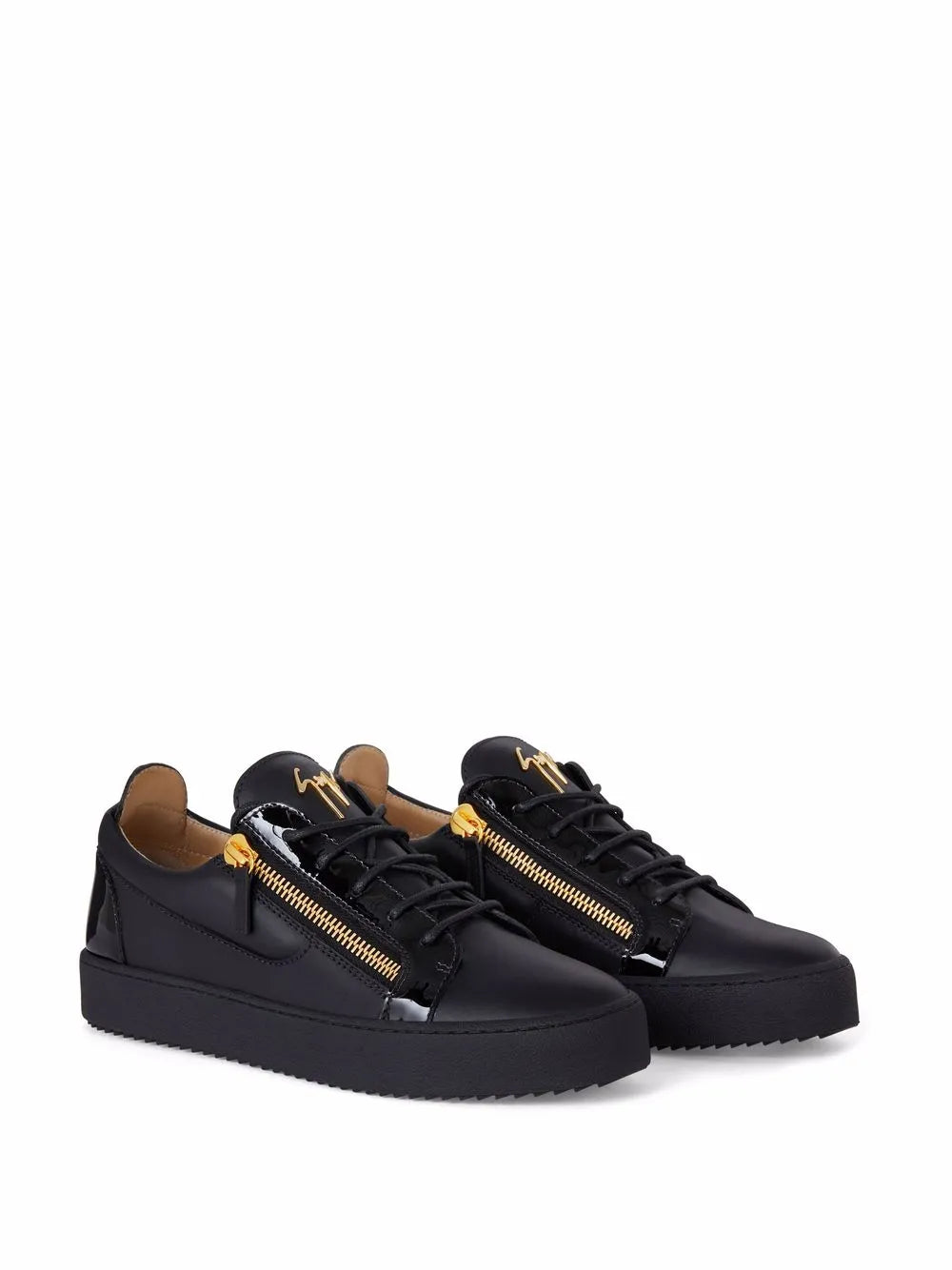 Giuseppe Zanotti Frankie Double-Zip Low-Top Sneakers