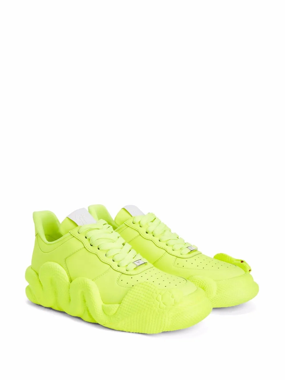 Giuseppe Zanotti Cobras Snake-Trimmed Low-Top Sneakers