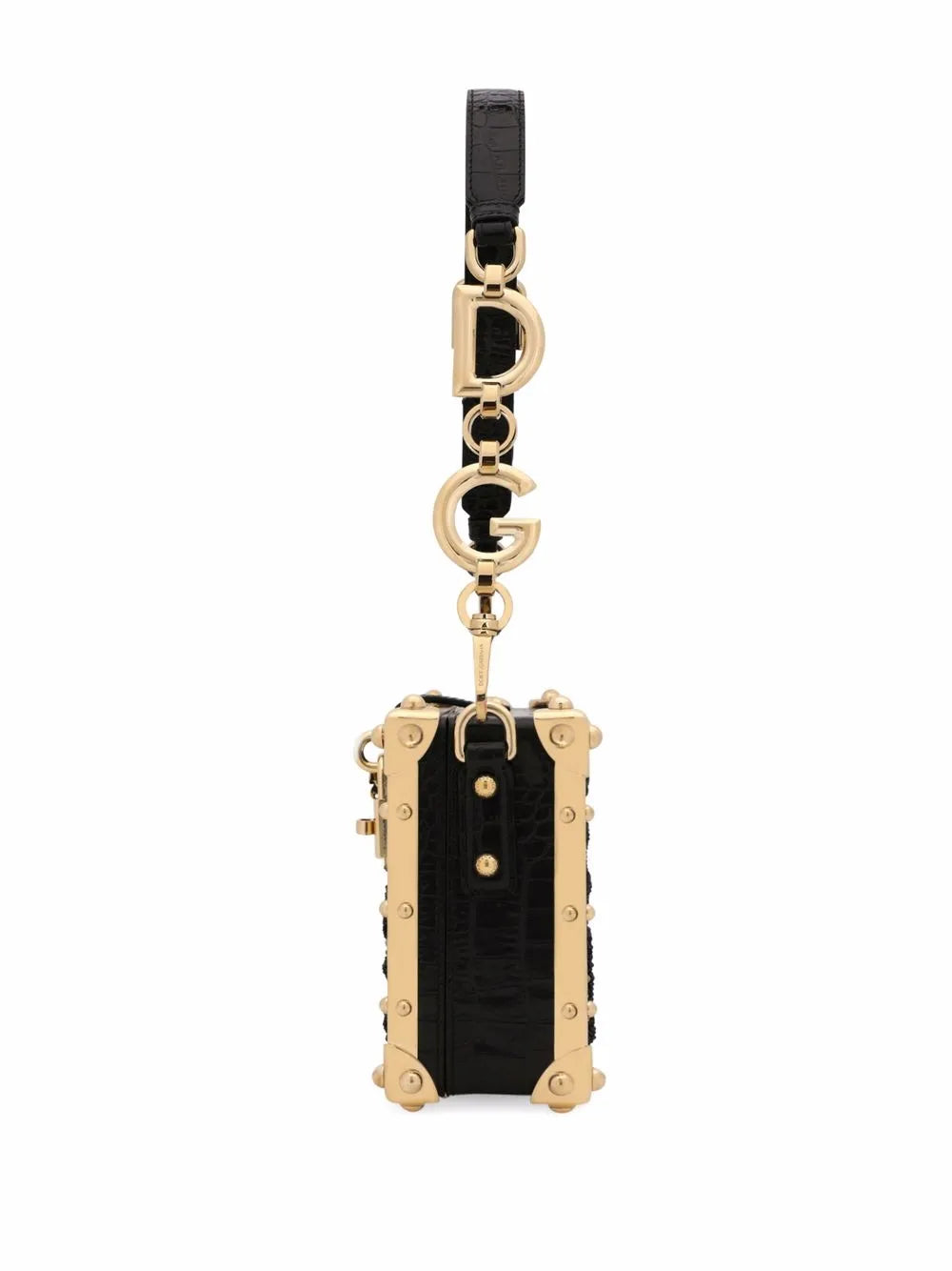 Dolce & GabbanaSatin Dolce Box top-handle bag