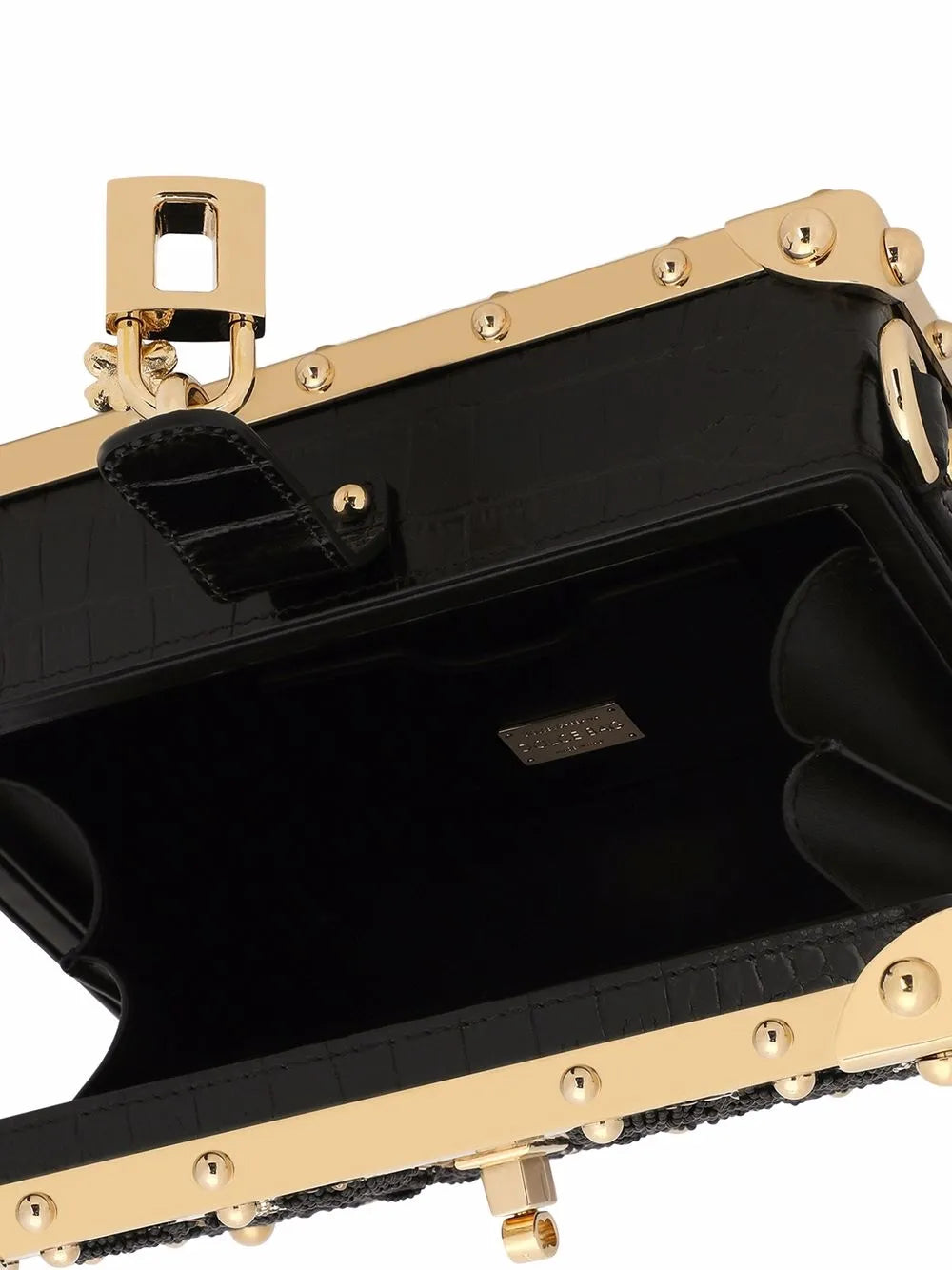 Dolce & GabbanaSatin Dolce Box top-handle bag