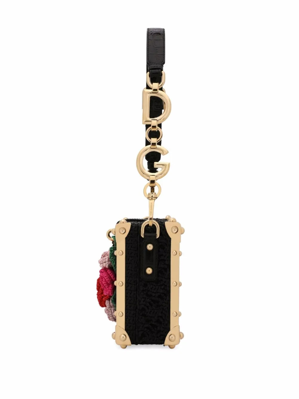 Dolce & GabbanaDolce Box raffia top-handle bag
