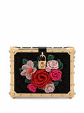 Dolce & GabbanaDolce Box raffia top-handle bag