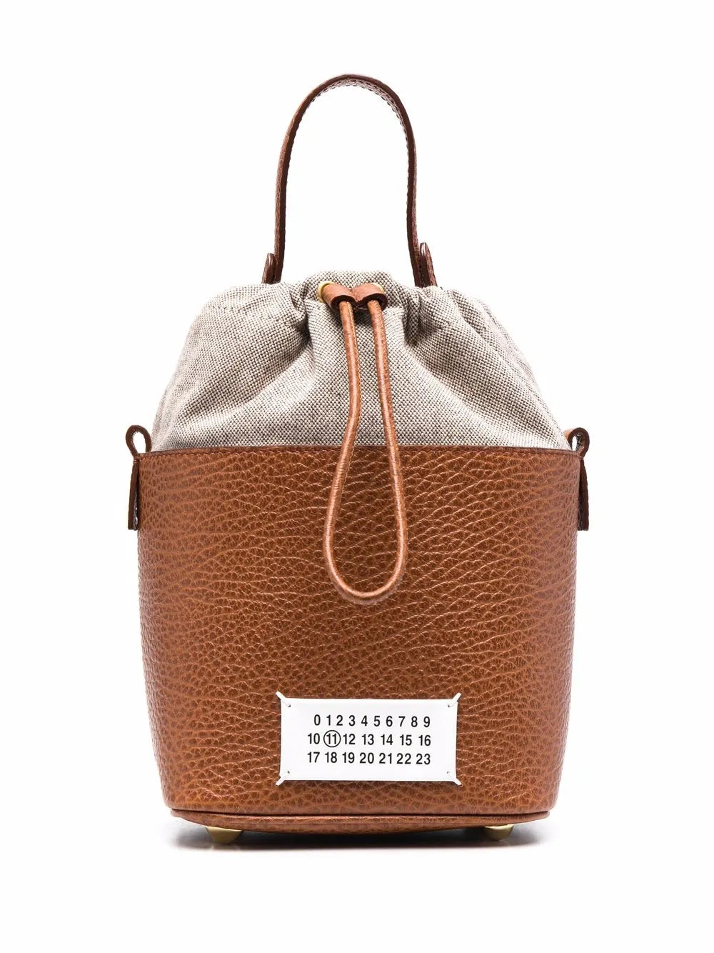 Maison Margielasmall 5AC leather bucket bag