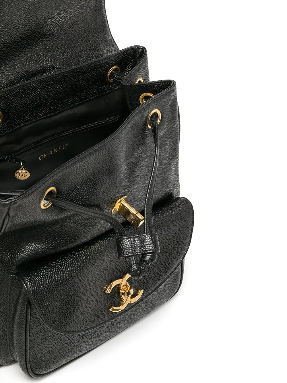 Pre-OwnedCHANEL Pre-Owned1995 CC Turn-lock backpack