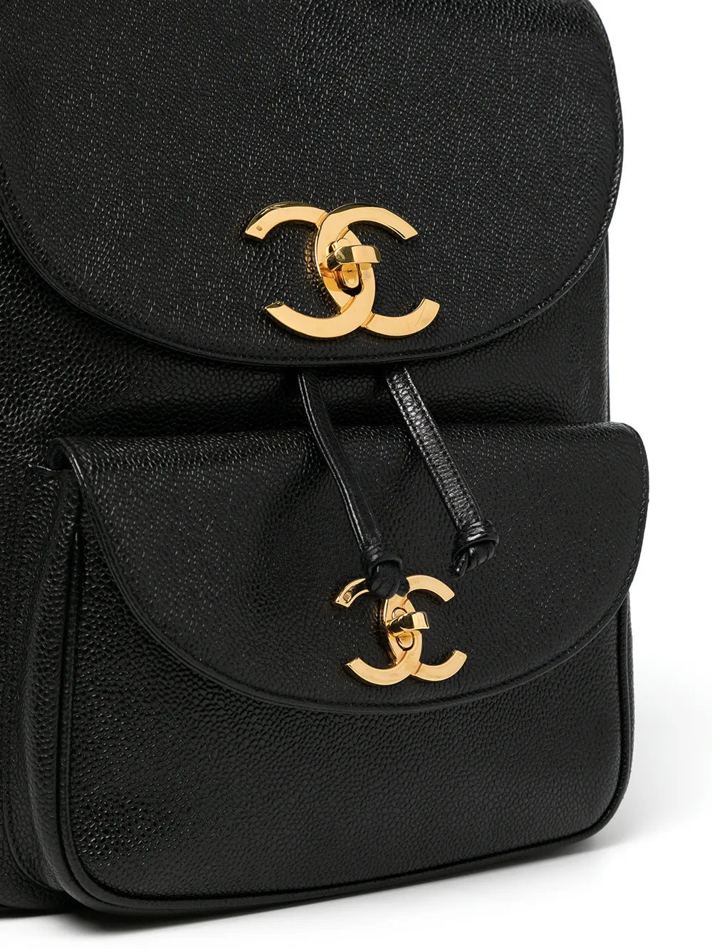 Pre-OwnedCHANEL Pre-Owned1995 CC Turn-lock backpack