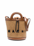 MarniTropicalia logo-embroidered bucket bag