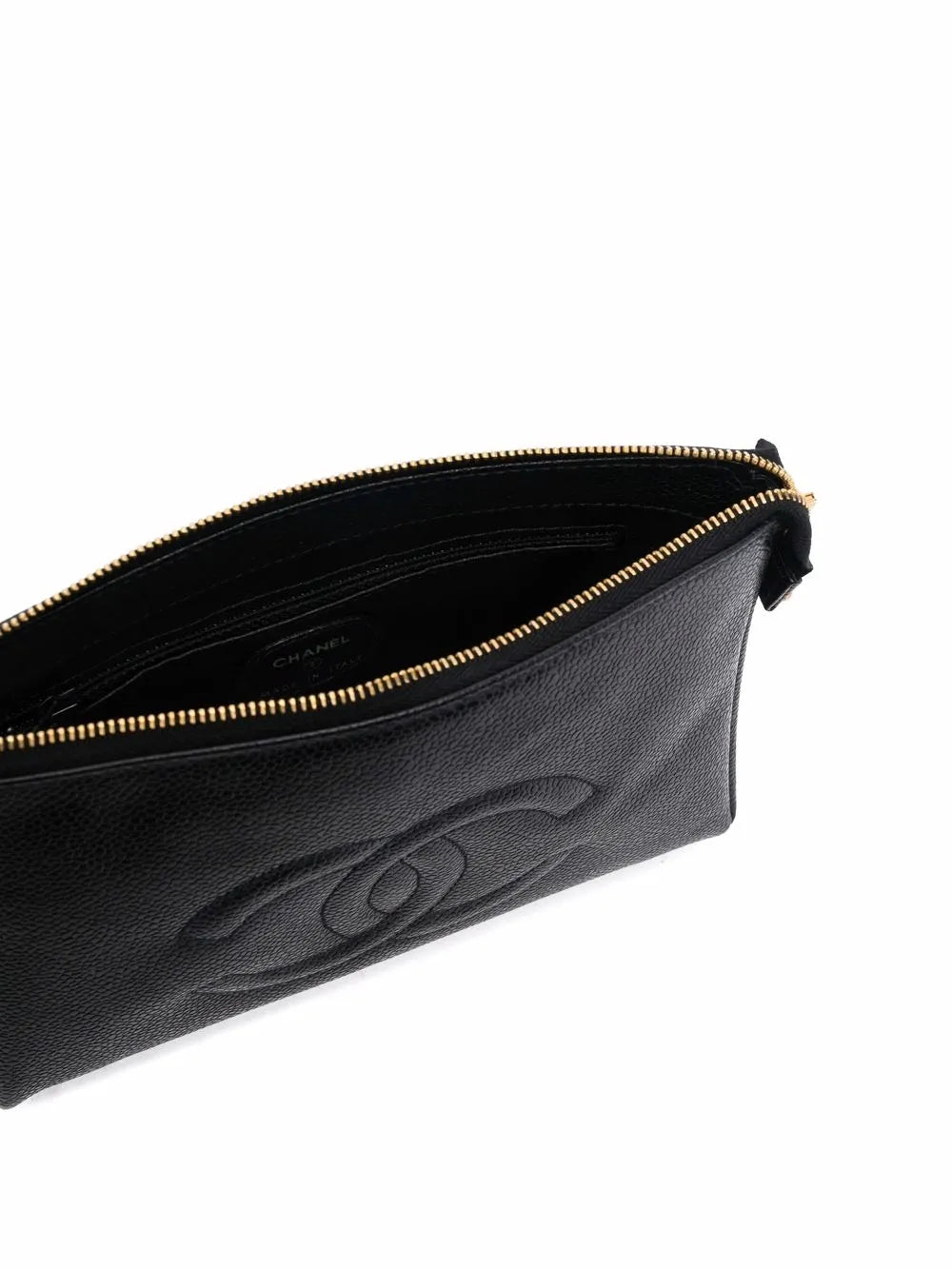 Pre-OwnedCHANEL Pre-Owned1996 CC logo-embossed clutch bag