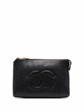 Pre-OwnedCHANEL Pre-Owned1996 CC logo-embossed clutch bag