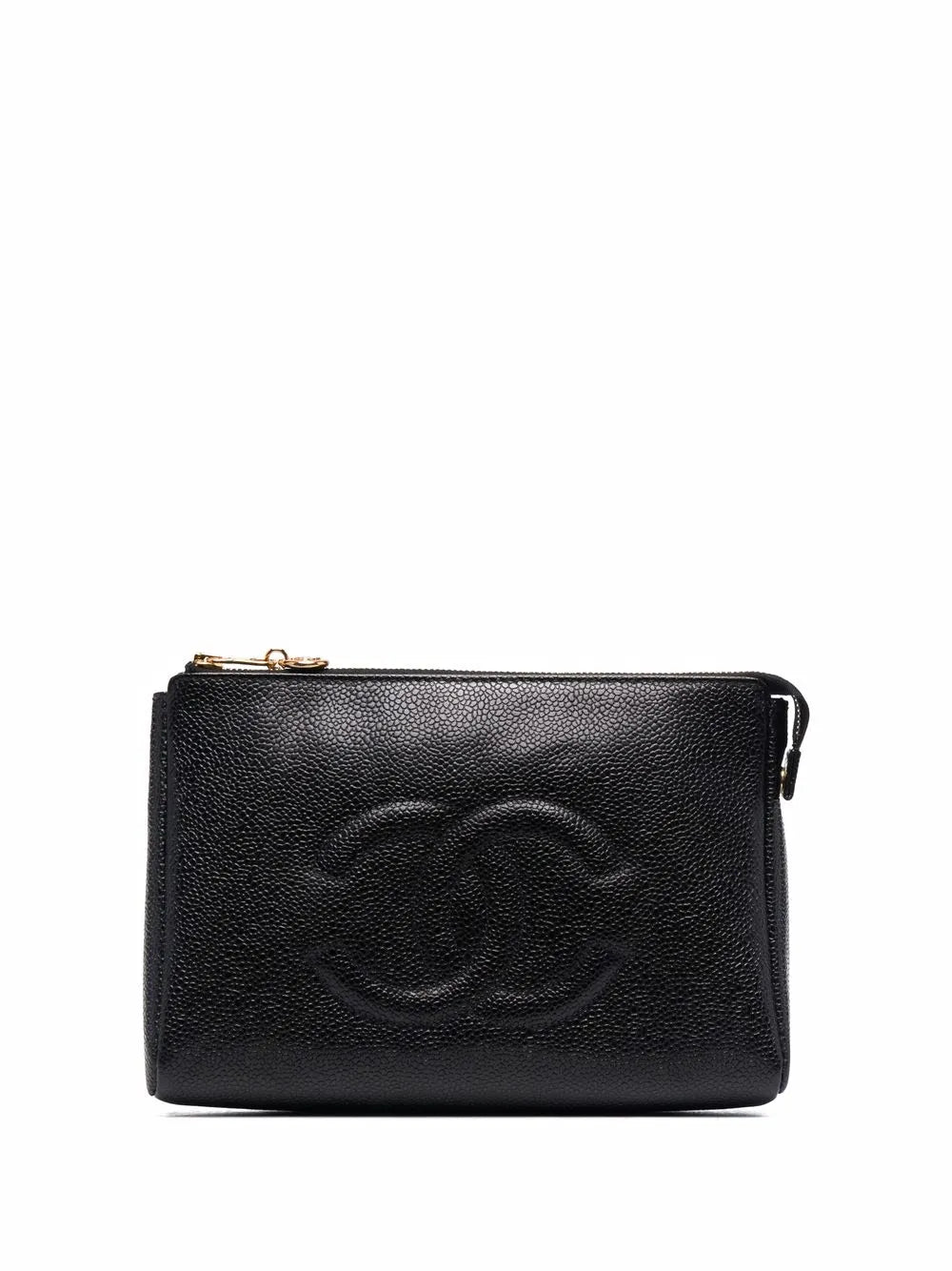 Pre-OwnedCHANEL Pre-Owned1996 CC logo-embossed clutch bag