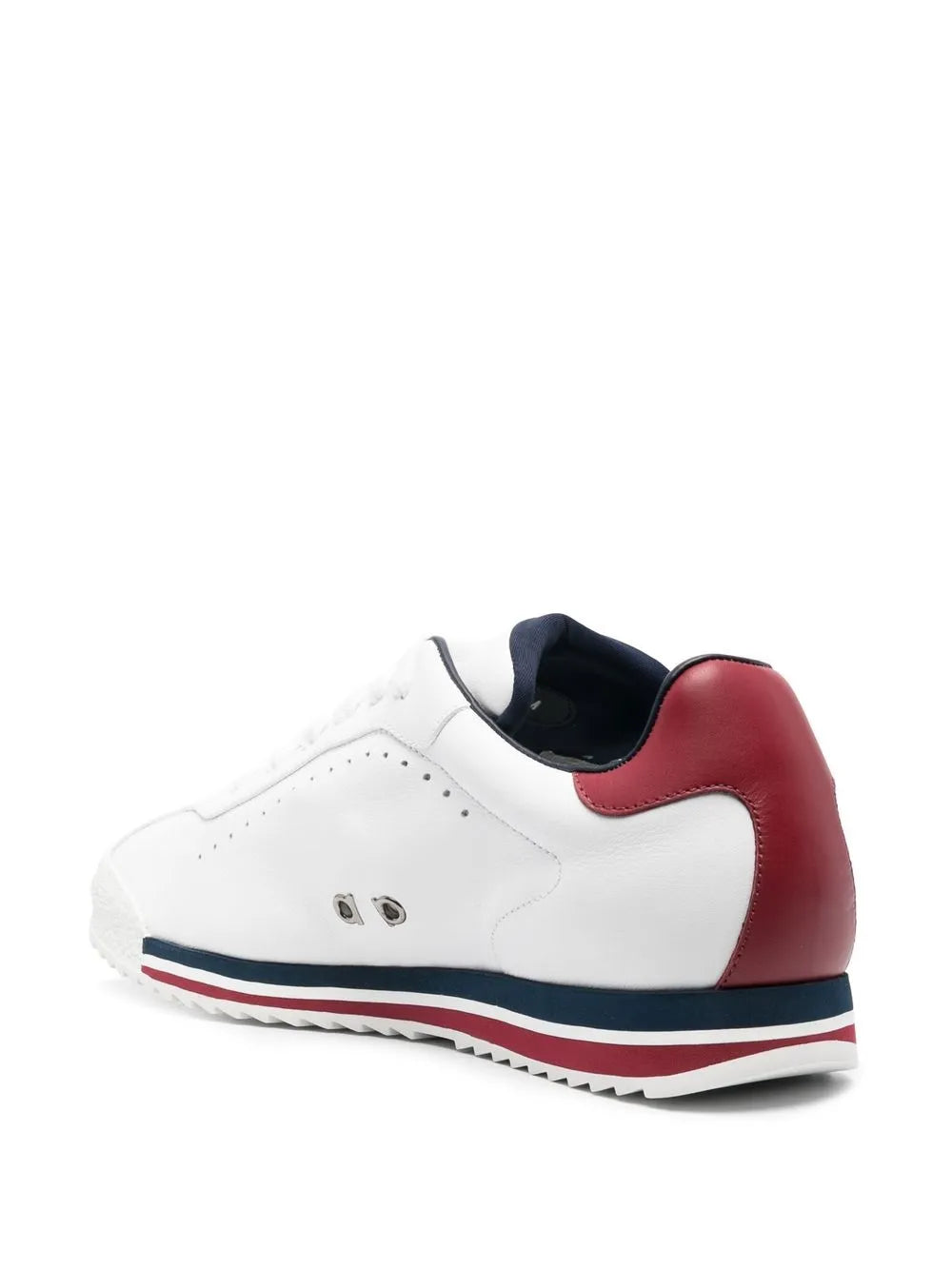 Ferragamo Embossed-Logo Low-Top Sneakers