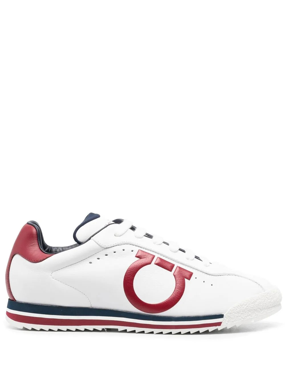 Ferragamo Embossed-Logo Low-Top Sneakers