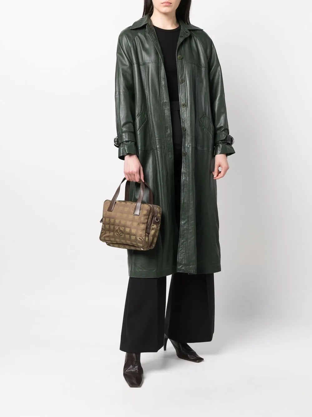 Pre-OwnedCHANEL Pre-Owned2002-2003 Choco Bar holdall
