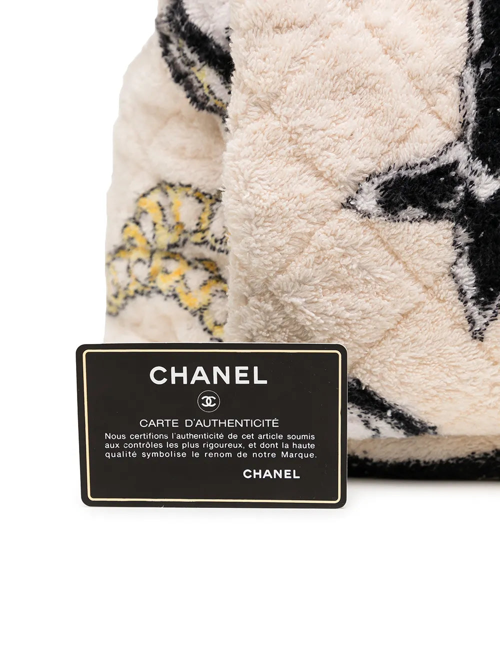 Pre-OwnedCHANEL Pre-Owned1992 quilted towelling backpack