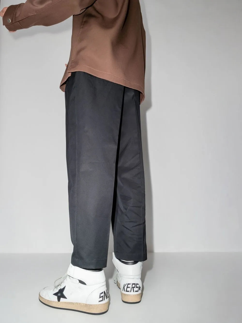 Golden Goose Star-Patch Lace-Up Sneakers
