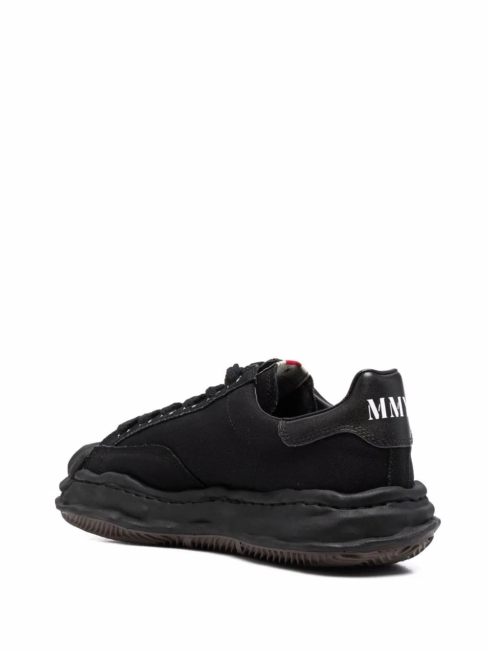 Maison Mihara Yasuhiro Ridged-Trim Low-Top Sneakers