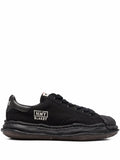 Maison Mihara Yasuhiro Ridged-Trim Low-Top Sneakers