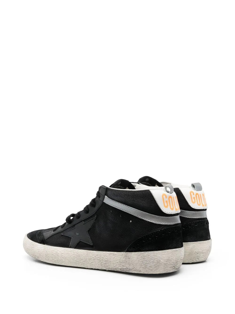 Golden Goose Mid-Star High-Top Sneakers